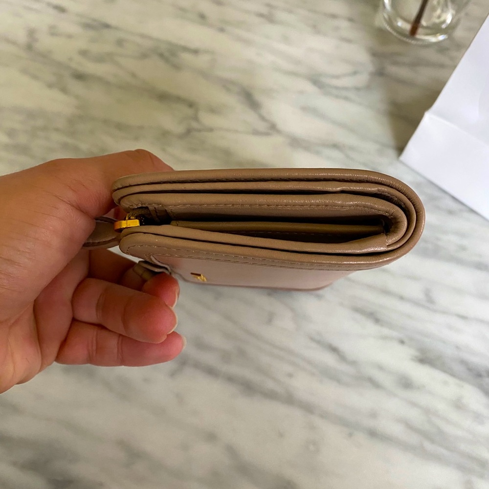 NEW Prada Soft Pink- Zip flap bow wallet - Picture 6 of 12